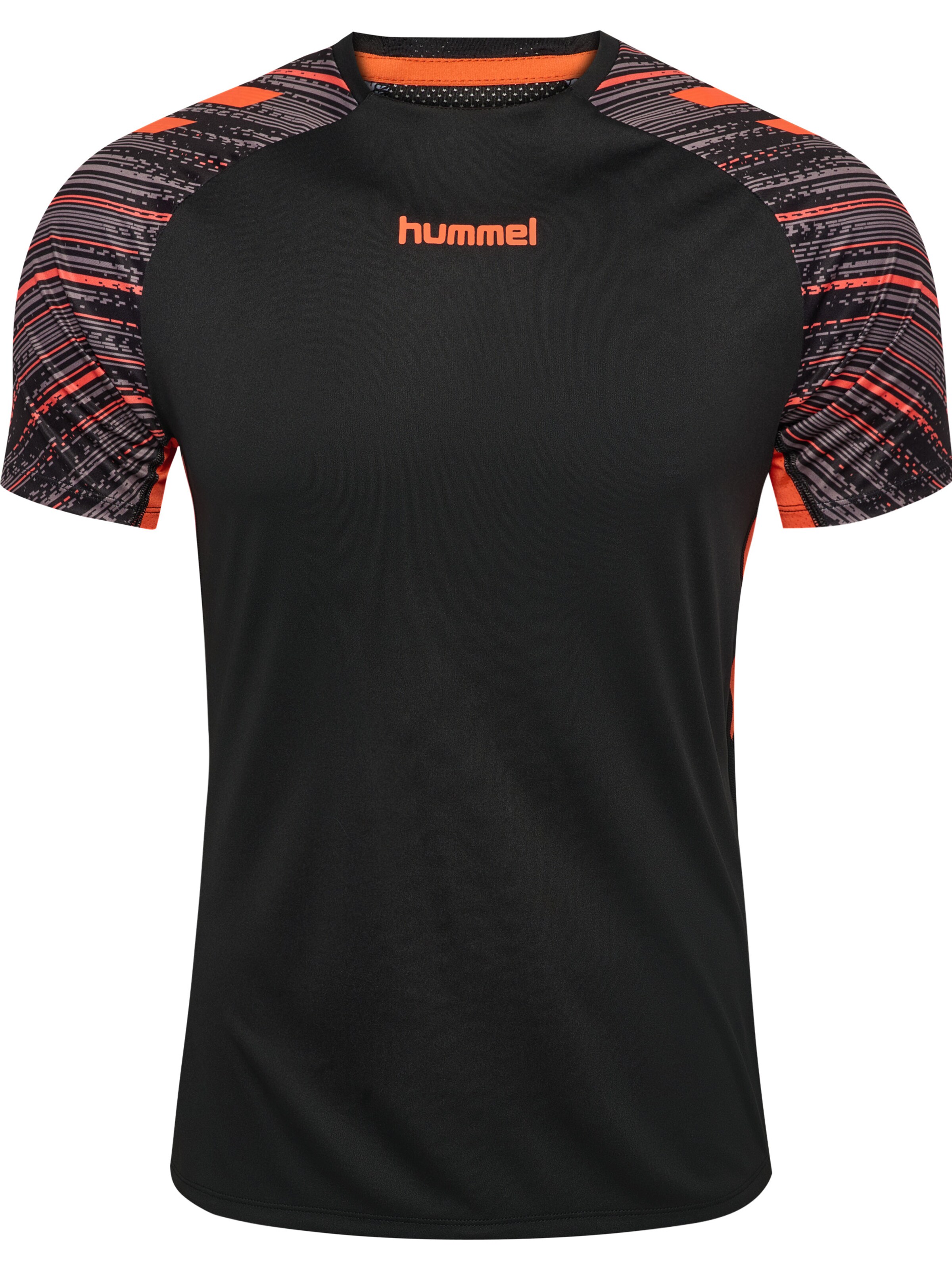 Hummel Performance shirt in Grey / Orange / Black, Item view