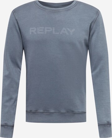 Sweat-shirt REPLAY en gris : devant