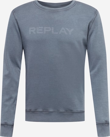 REPLAY Sweatshirt in Grau: front