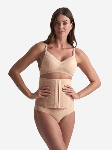 Bye Bra Mieder 'Powermesh Waist Trainer' in Beige