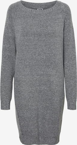 Noisy may Knit dress 'IAN' in Grey: front