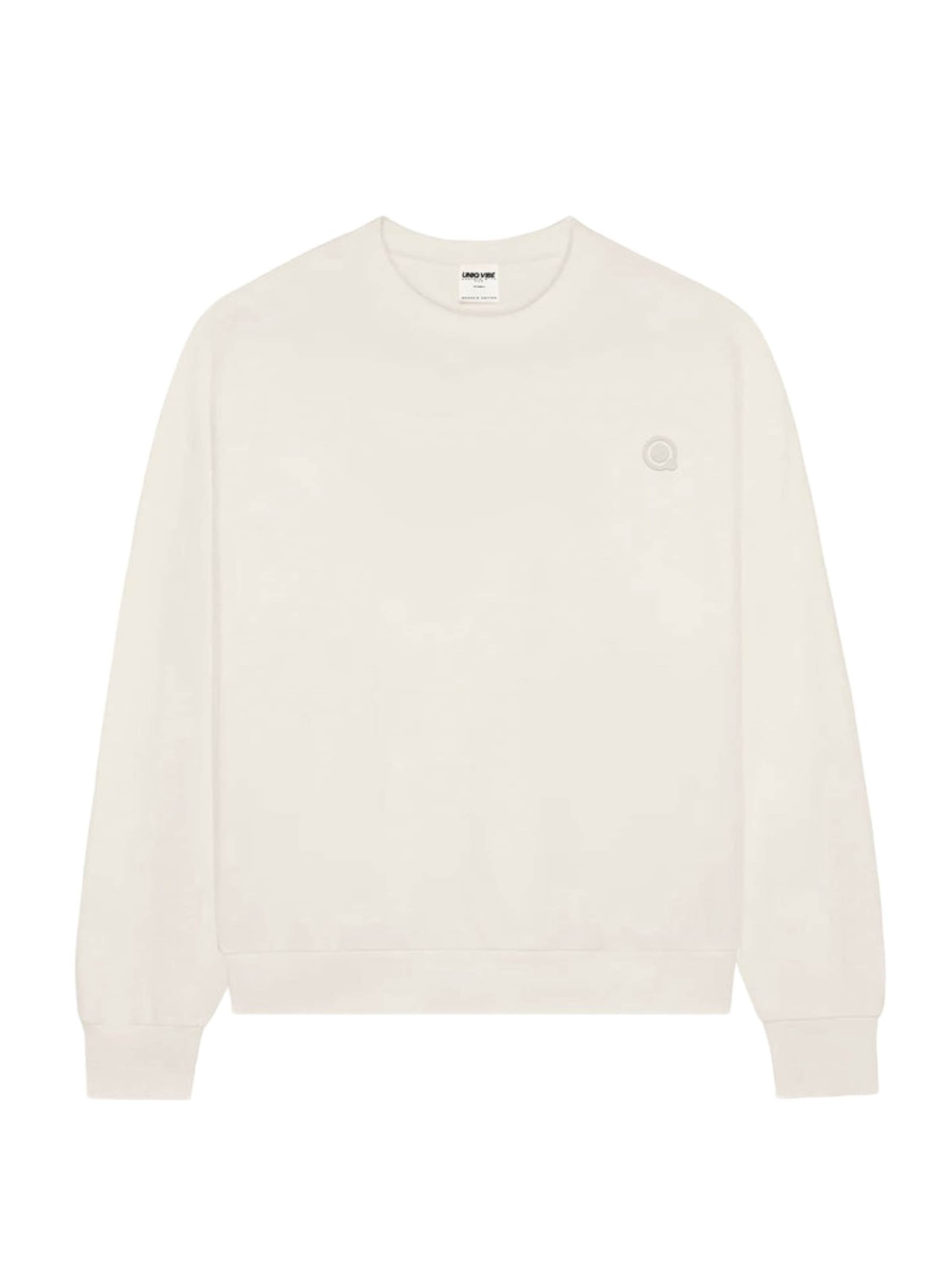 UNIQVIBE Sweatshirt in Beige: front