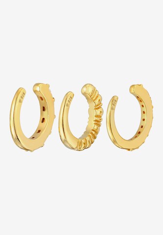 ELLI PREMIUM Ohrringe Earcuff in Gold