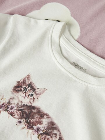 Maglietta 'NMFVOTEA' di NAME IT in lilla