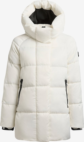 khujo Zimní bunda 'SUDA' – bílá: přední strana