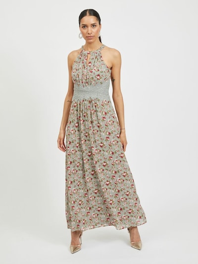 Rochie de seară VILA pe verde pastel / verde deschis / roz / zmeură / alb, Vizualizare model