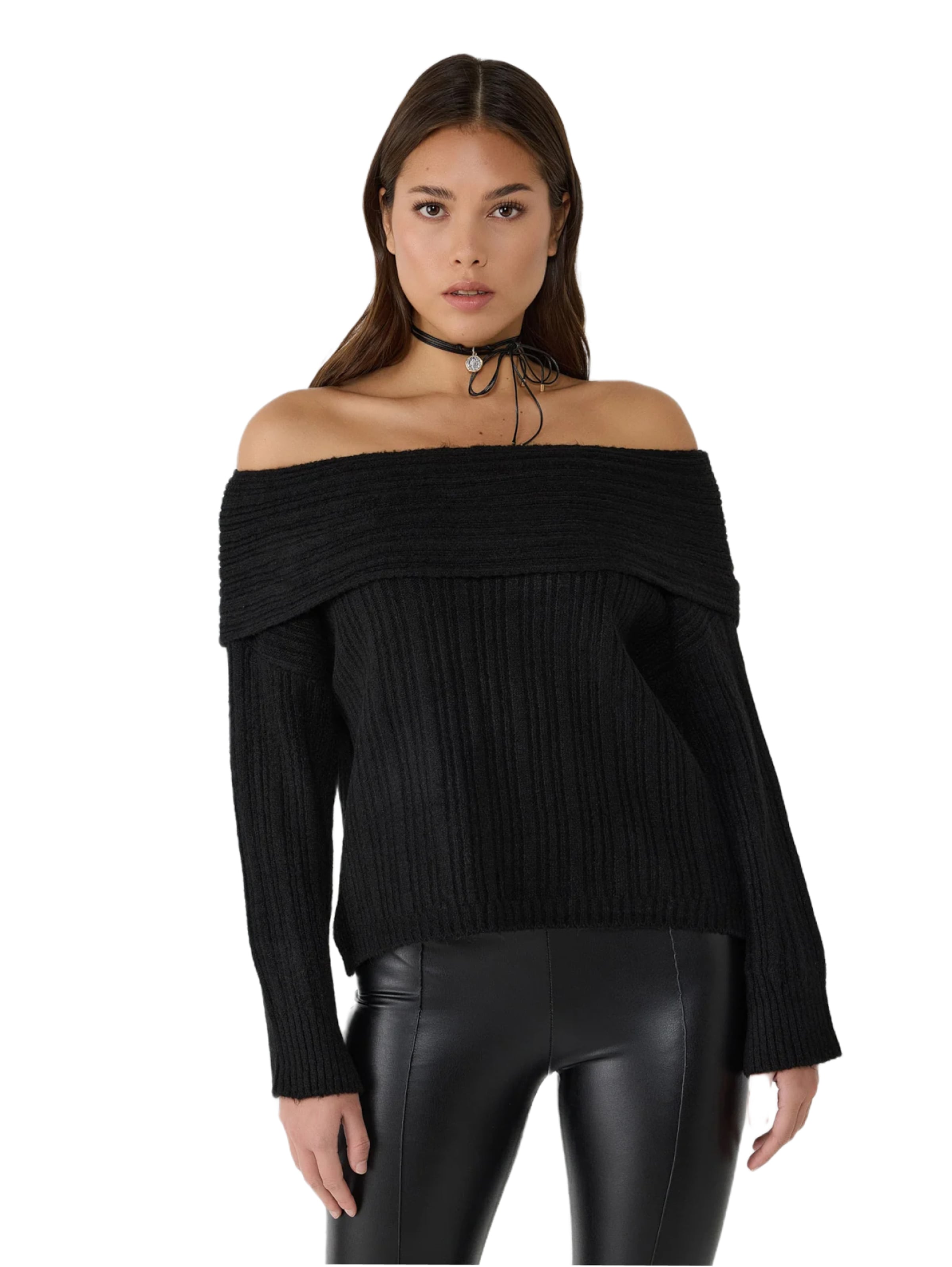 No Matter What Pullover in Schwarz