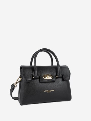 LANCASTER Paris Handtas 'Lancaster Sac à main A rabat avec fermoir Mini Milano Cosmos Noir' in Zwart