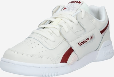 Reebok Classic Matalavartinen tennari 'WORKOUT LO PLUS' värissä kerma / viininpunainen, Tuotenäkymä
