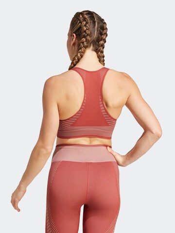 ADIDAS PERFORMANCE - Bustier Sujetador deportivo en rojo