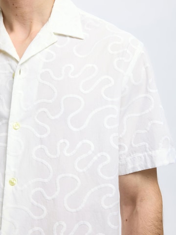 Fit confort Chemise SELECTED en blanc