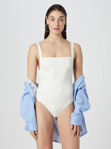 LENI KLUM x ABOUT YOU Bralette Swimsuit 'Indra' in White