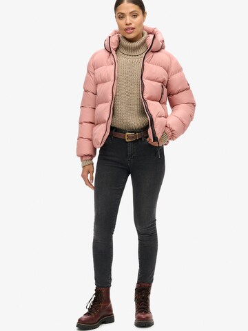 Giacca invernale di Superdry in rosa