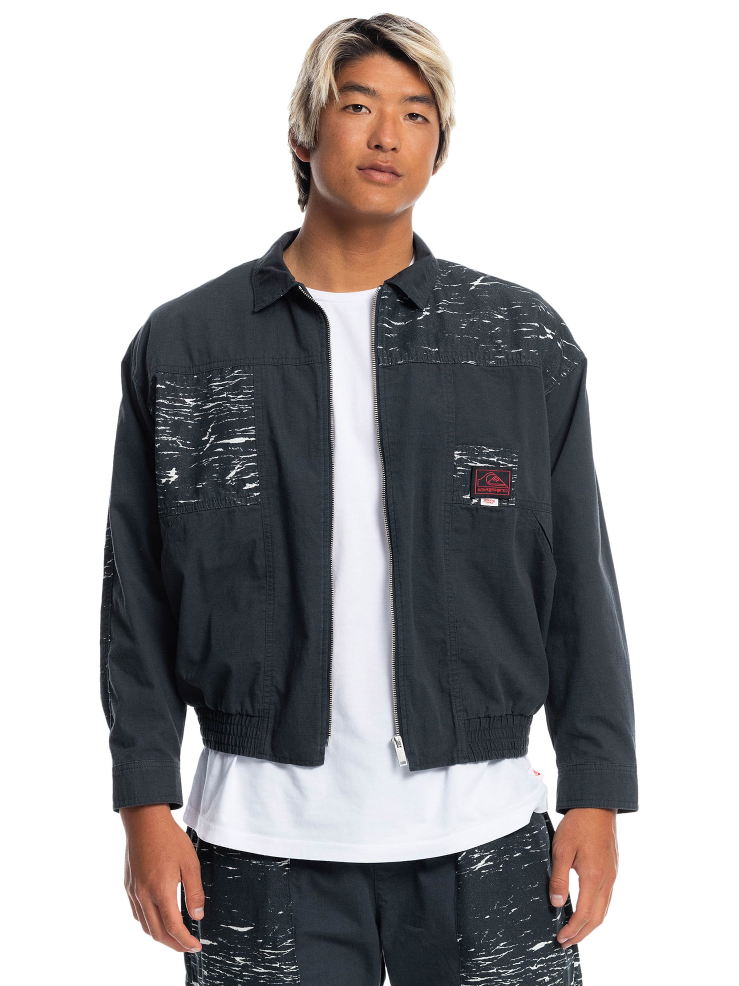 Veste outdoor 'UPSIDEDOWN' QUIKSILVER en noir