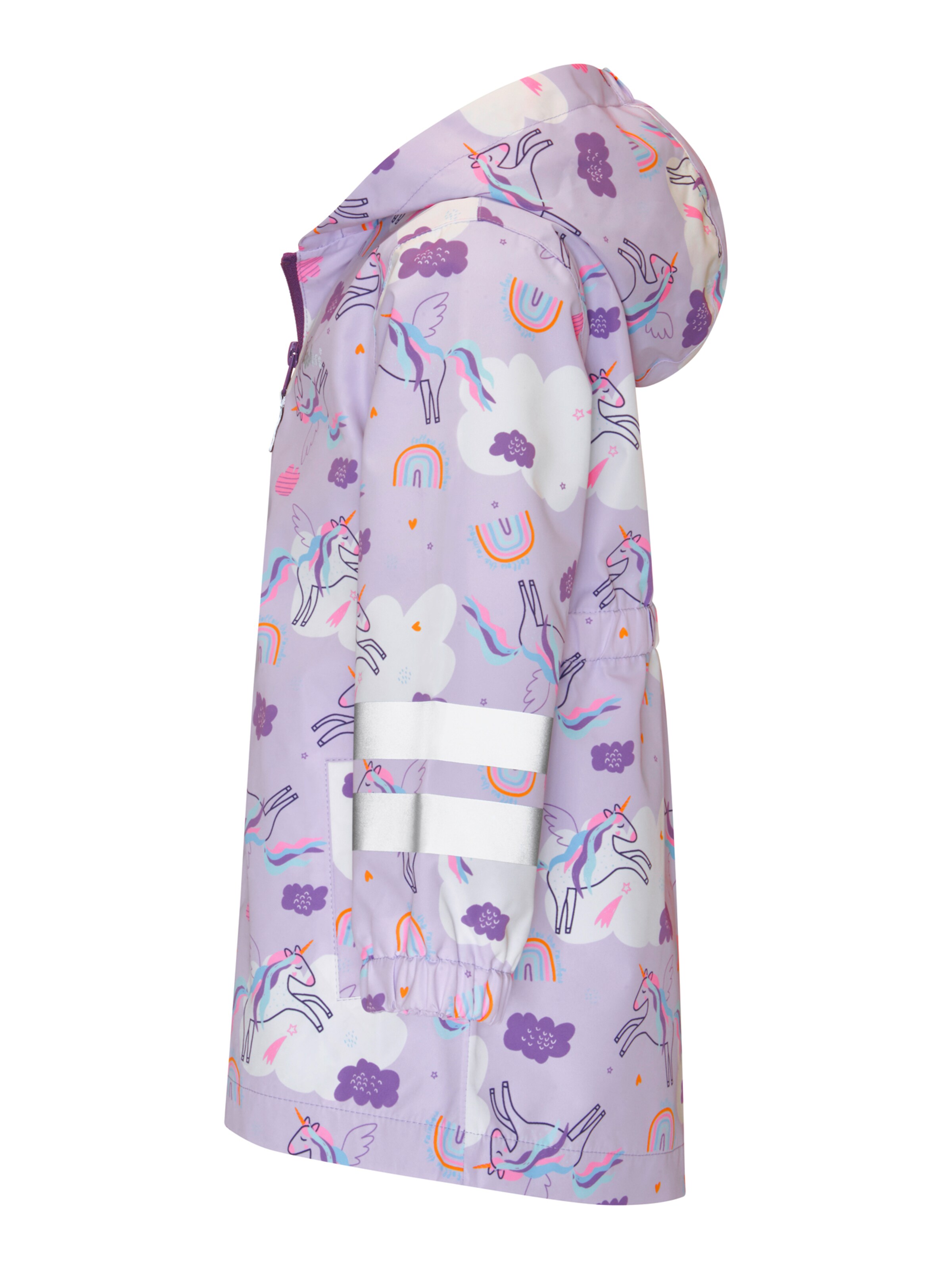 PLAYSHOES Outdoor jacket 'EINHORN' in Purple