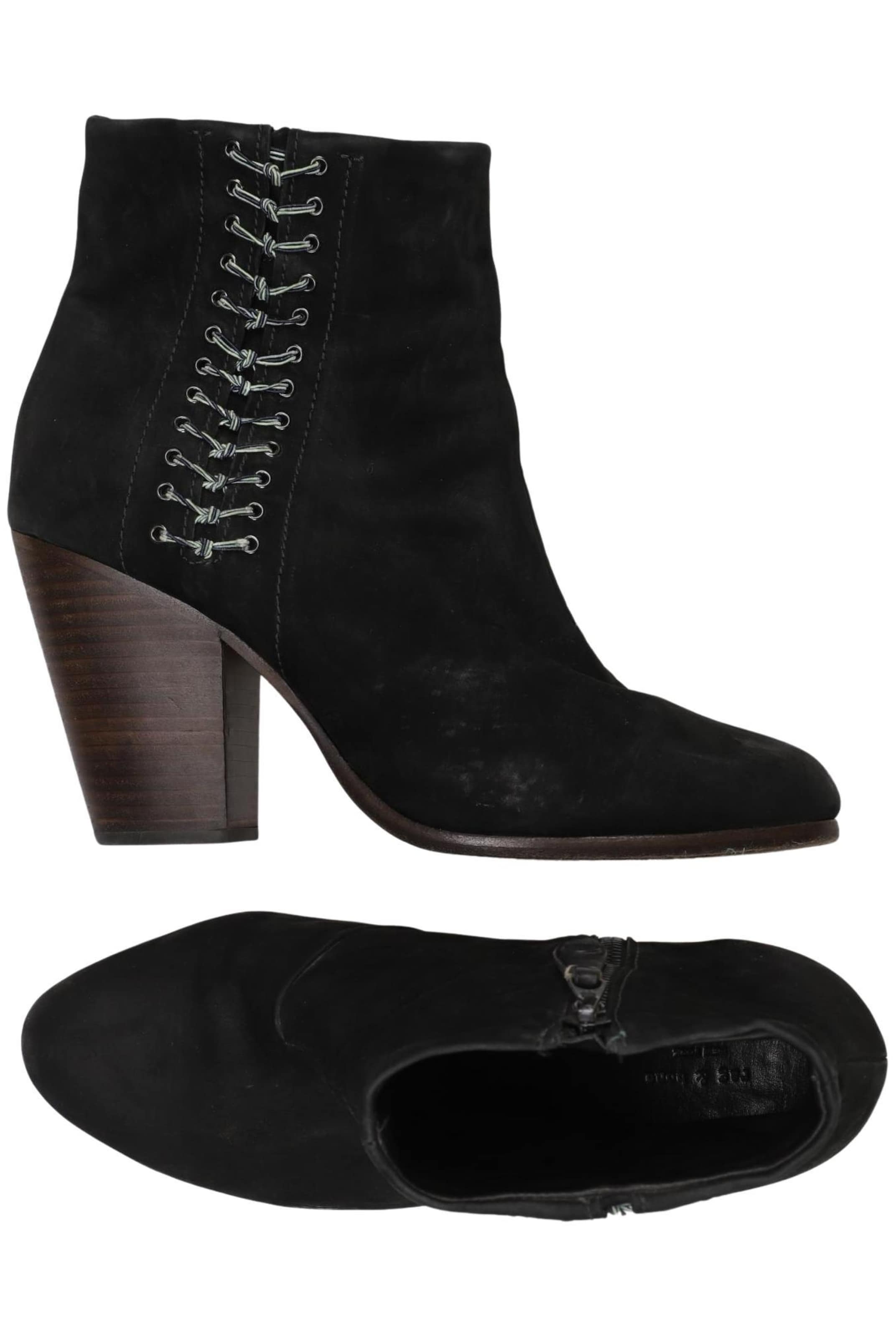 rag & bone Dress Boots in 41 in Black: front