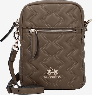 La Martina Crossbody Bag 'Angelina' in Brown: front