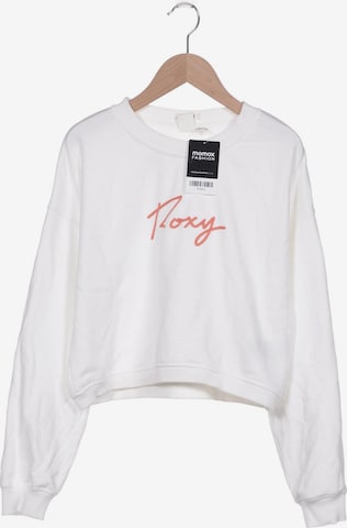 ROXY Sweatshirt & Zip-Up Hoodie in XS in White: front