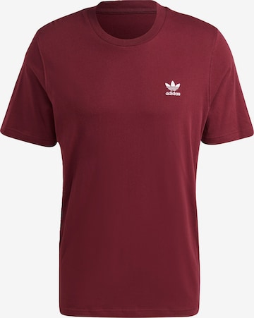 ADIDAS ORIGINALS Shirt 'Trefoil Essentials' in Red: front