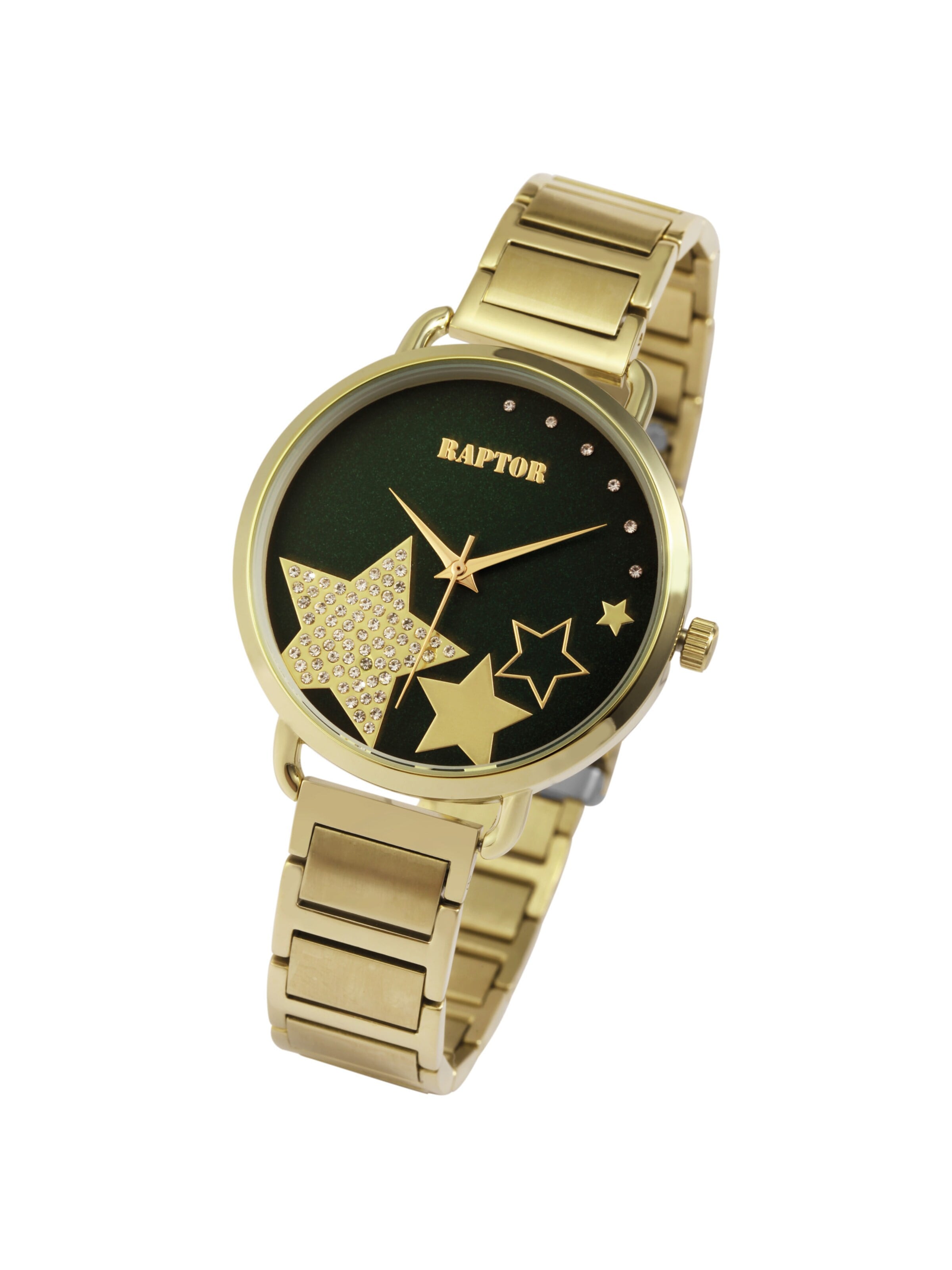 Raptor Analoguhr 'Sina, 3 ATM'‌‌‌‌‌‌‌‌‌‌ in Gold: Vorderseite