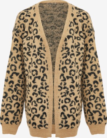 Cardigan Poomi en beige : devant