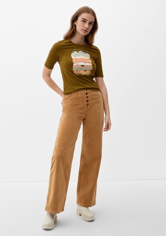 s.Oliver Regular Hose in Braun