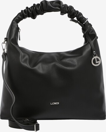 L.CREDI Handbag 'Jacobetta' in Black: front
