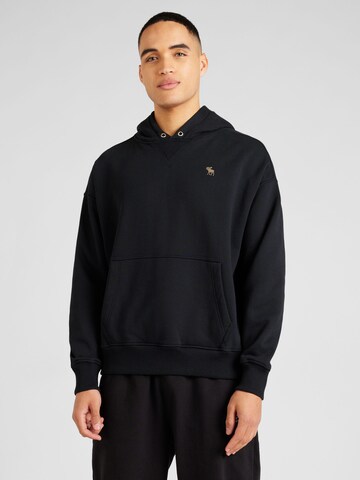 Abercrombie & Fitch Sweatshirt 'APAC' in Zwart: voorkant