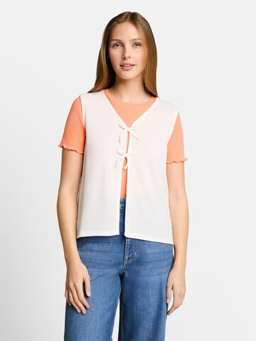 TOM TAILOR DENIM Top in White: front
