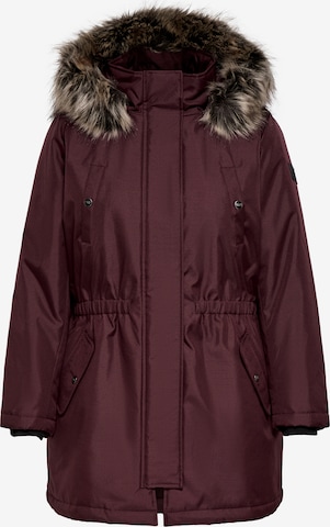 Parka d’hiver 'CARIrena' ONLY Carmakoma en marron : devant