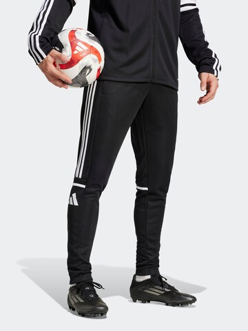 ADIDAS PERFORMANCE - Slimfit Pantalón deportivo 'Squadra 25' en negro: frente