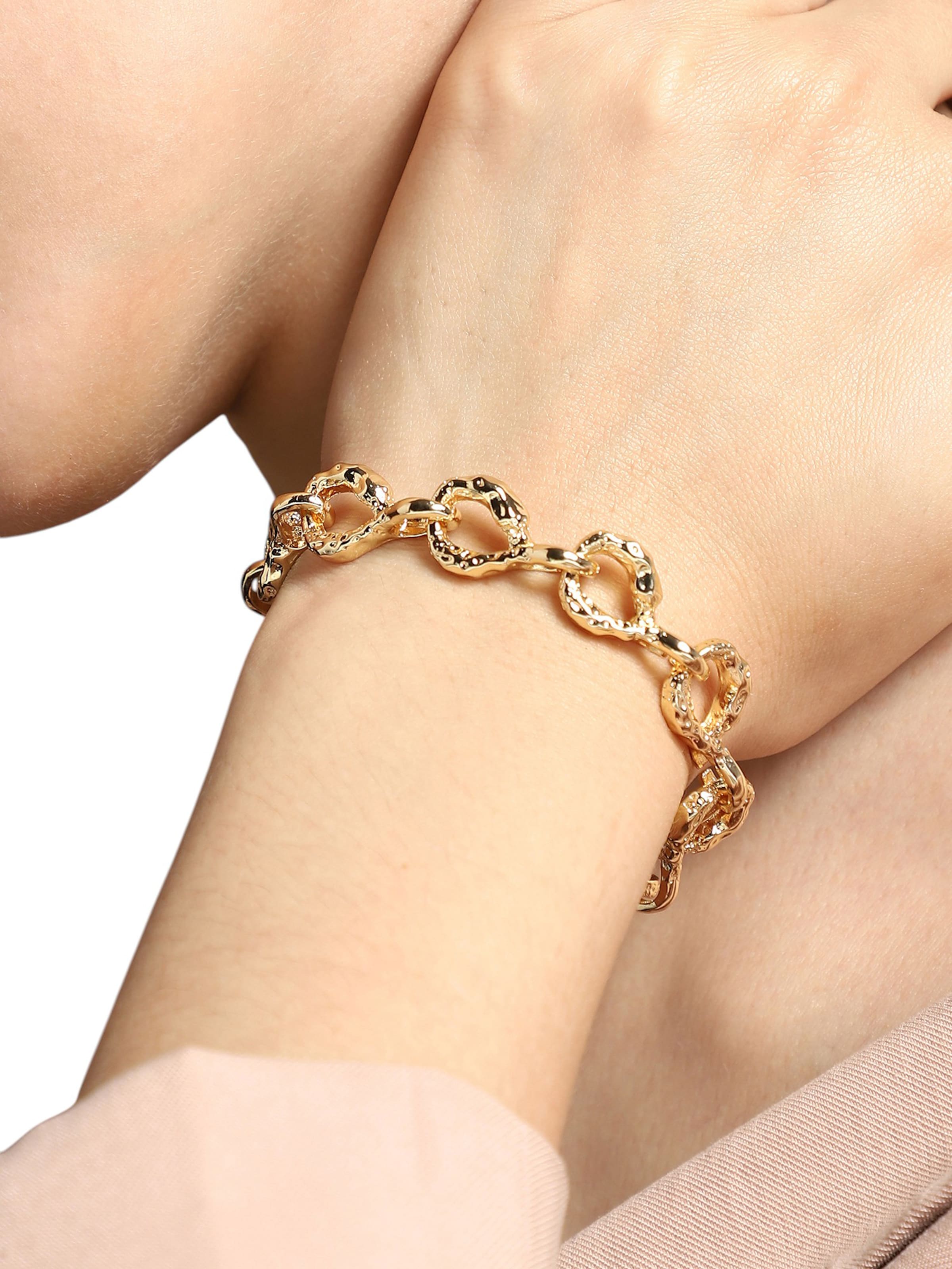 SOHI Zapestnica 'Shanaya' | zlata barva: sprednja stran