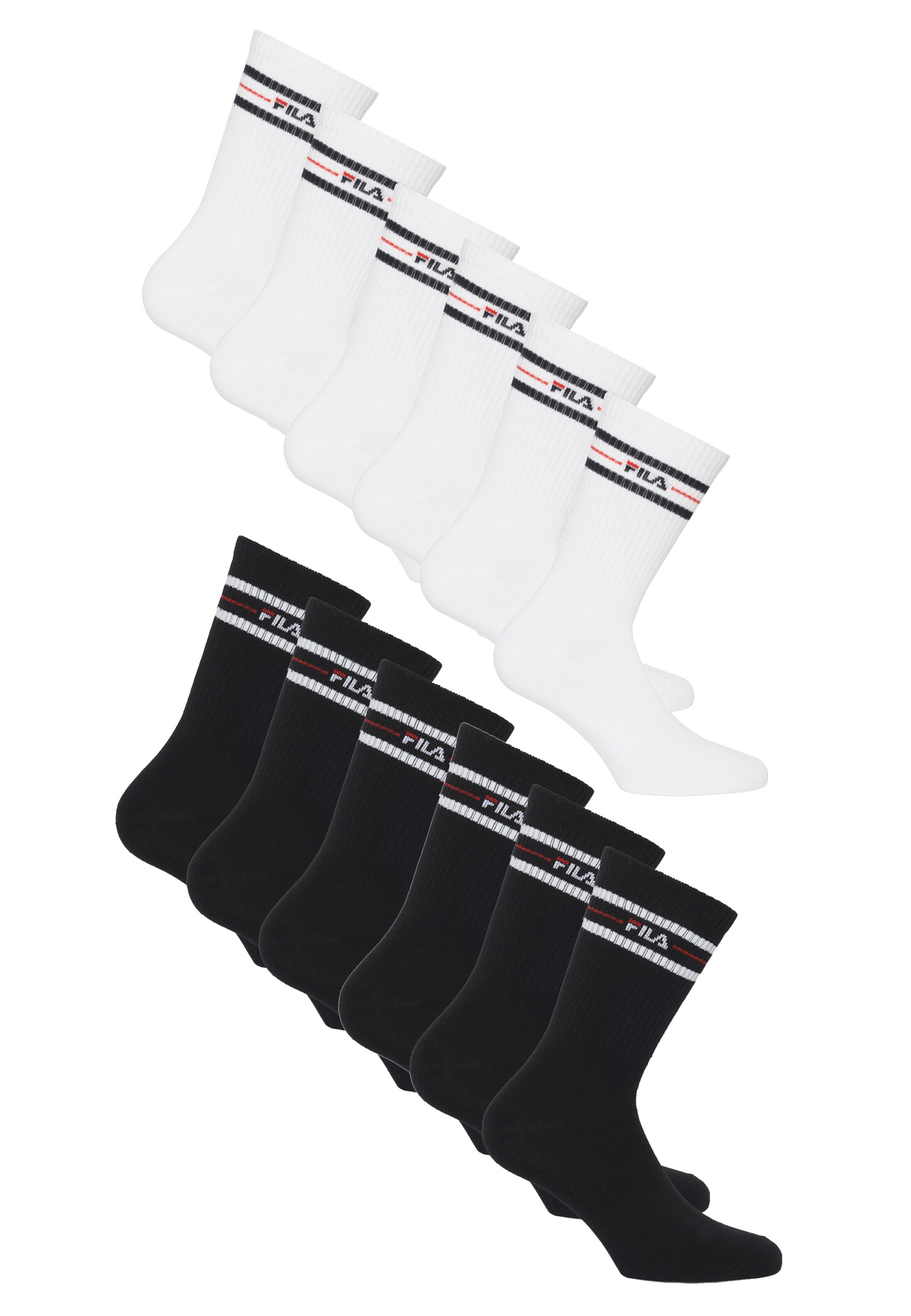 FILA Socks in 35-38 in Black / White, Item view