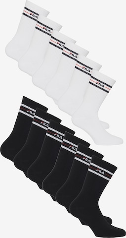 FILA Socks in Black: front