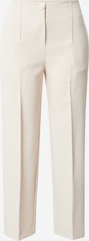 regular Pantaloni con piega frontale di Oasis in beige: frontale