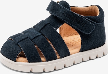 BISGAARD - Sapatos abertos 'Beka' em azul: frente