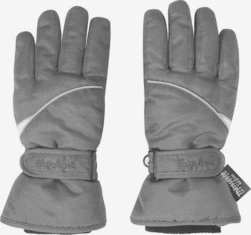 PLAYSHOES Gloves in Grey: front