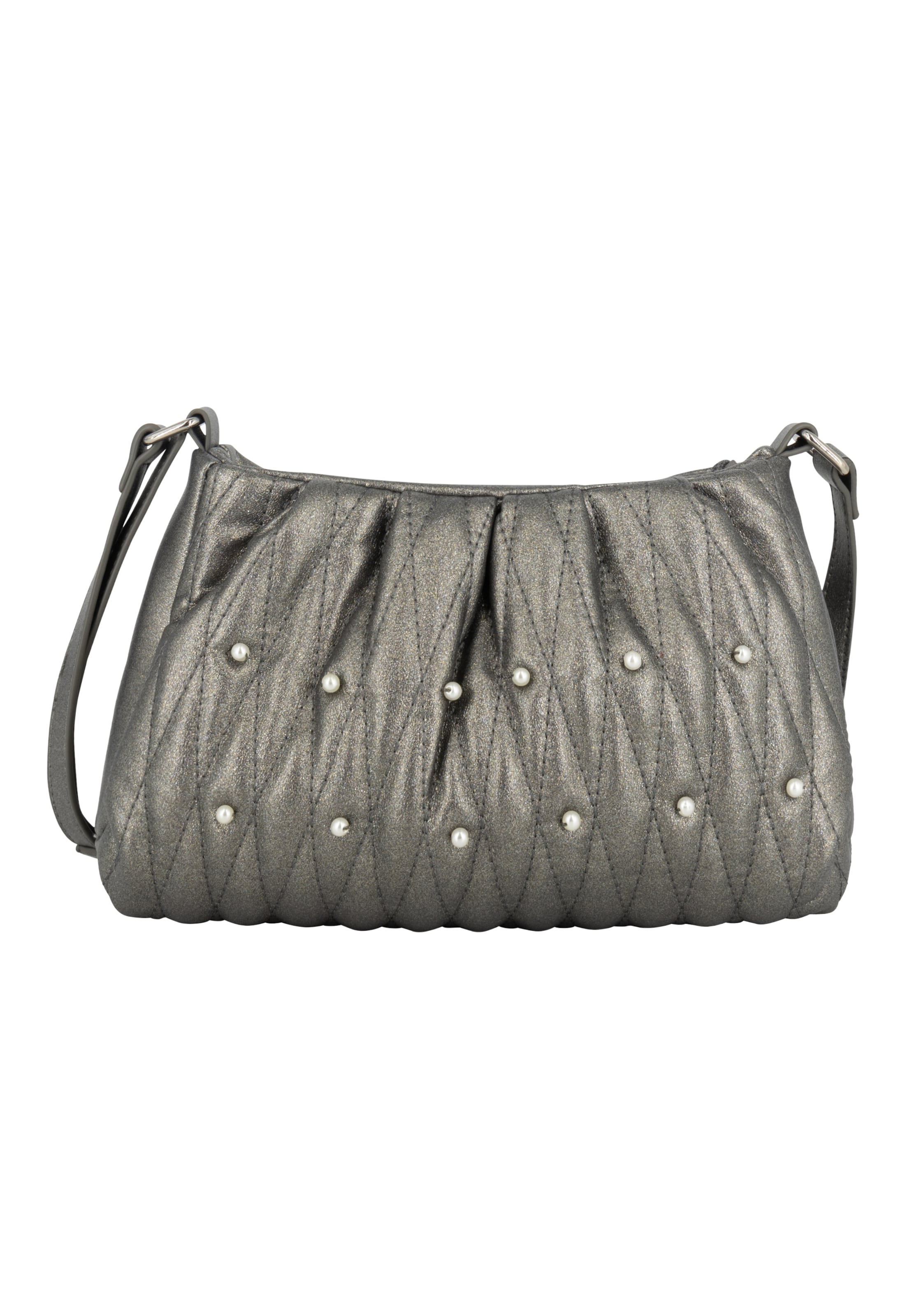 myMo at night - Bolso de hombro en gris: frente