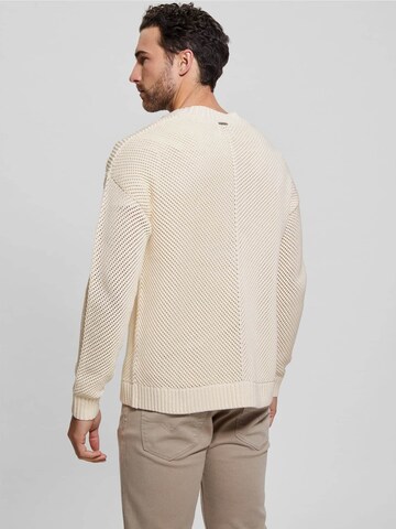 GUESS Knit Cardigan in Beige