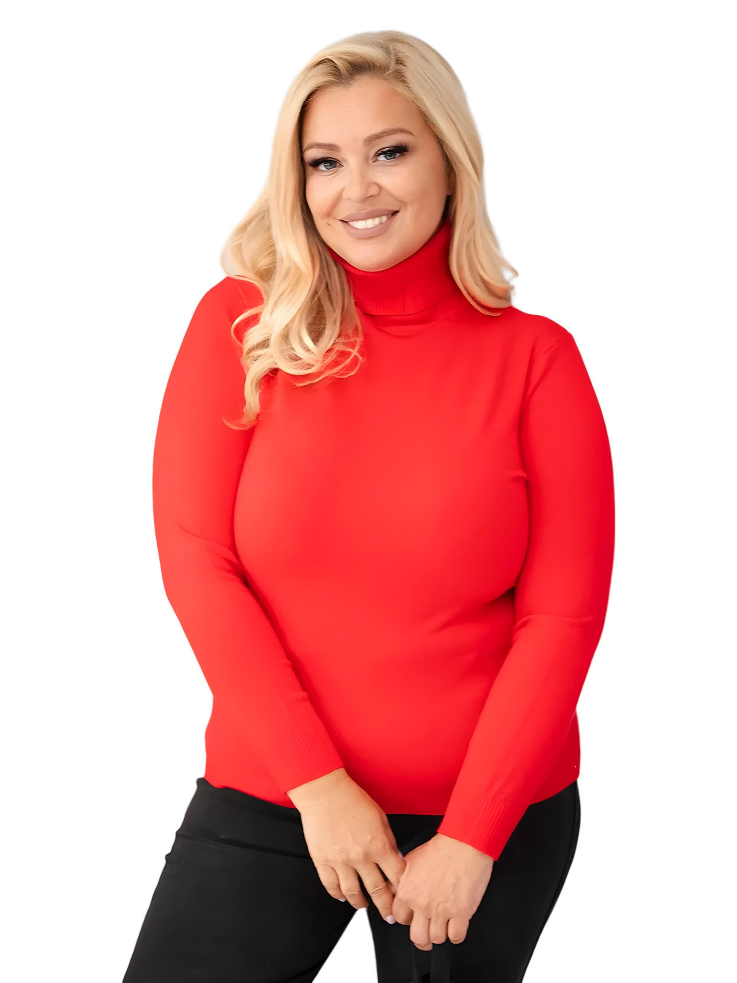 Lumera Pullover 'Velo'‌ in Rot: Vorderseite