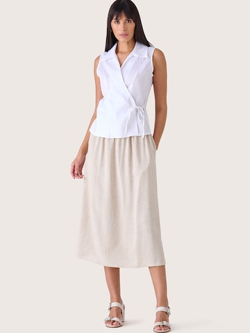 Jupe 'GIENAH' Camomilla en beige : devant