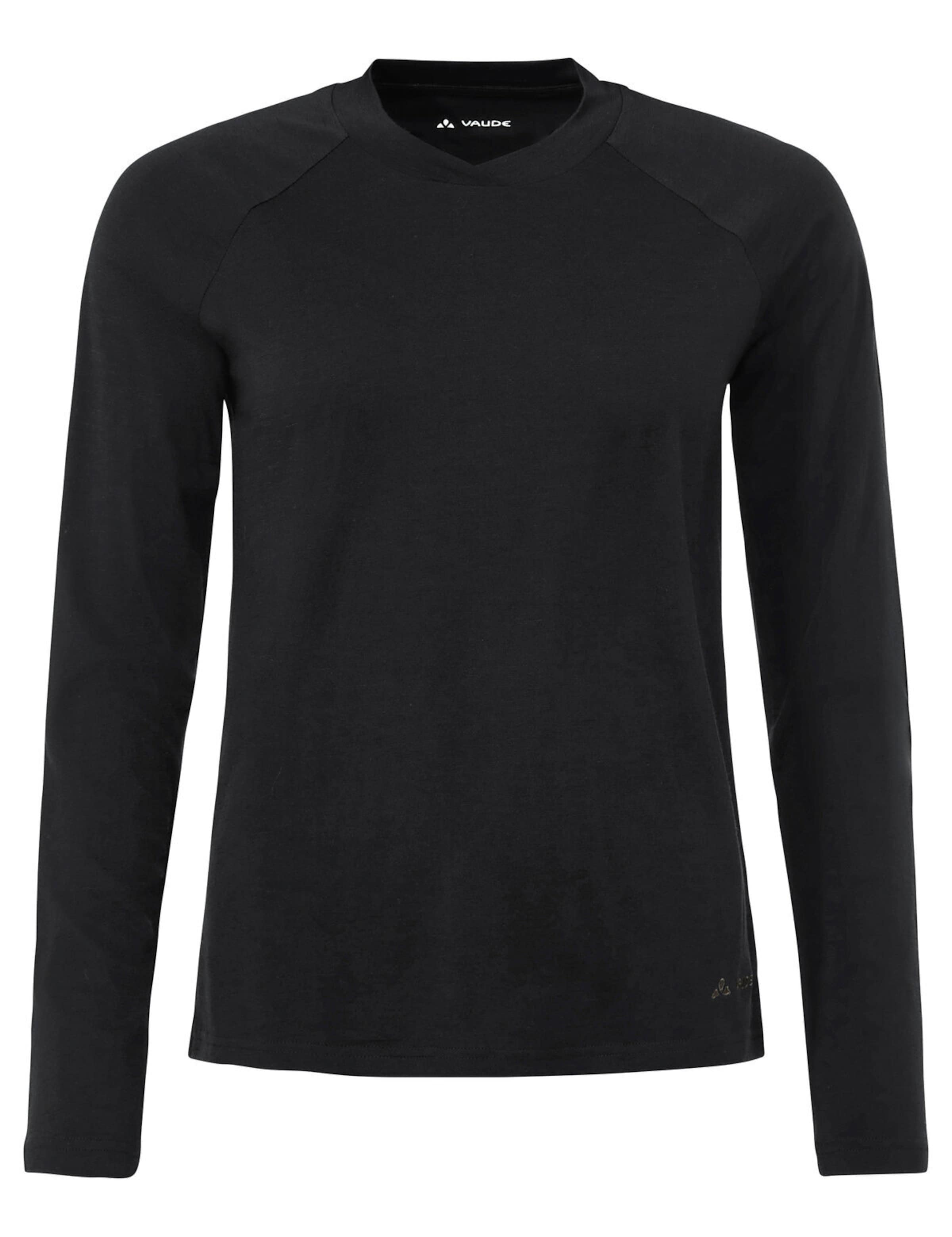 VAUDE Funktionsshirt 'Essential' in Schwarz: Vorderseite