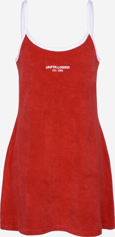 UNFOLLOWED x ABOUT YOU - Vestido 'RETRO BELLA' em vermelho: frente