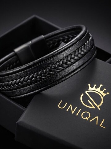 UNIQAL Rannekoru 'MULTYLAYER' värissä musta