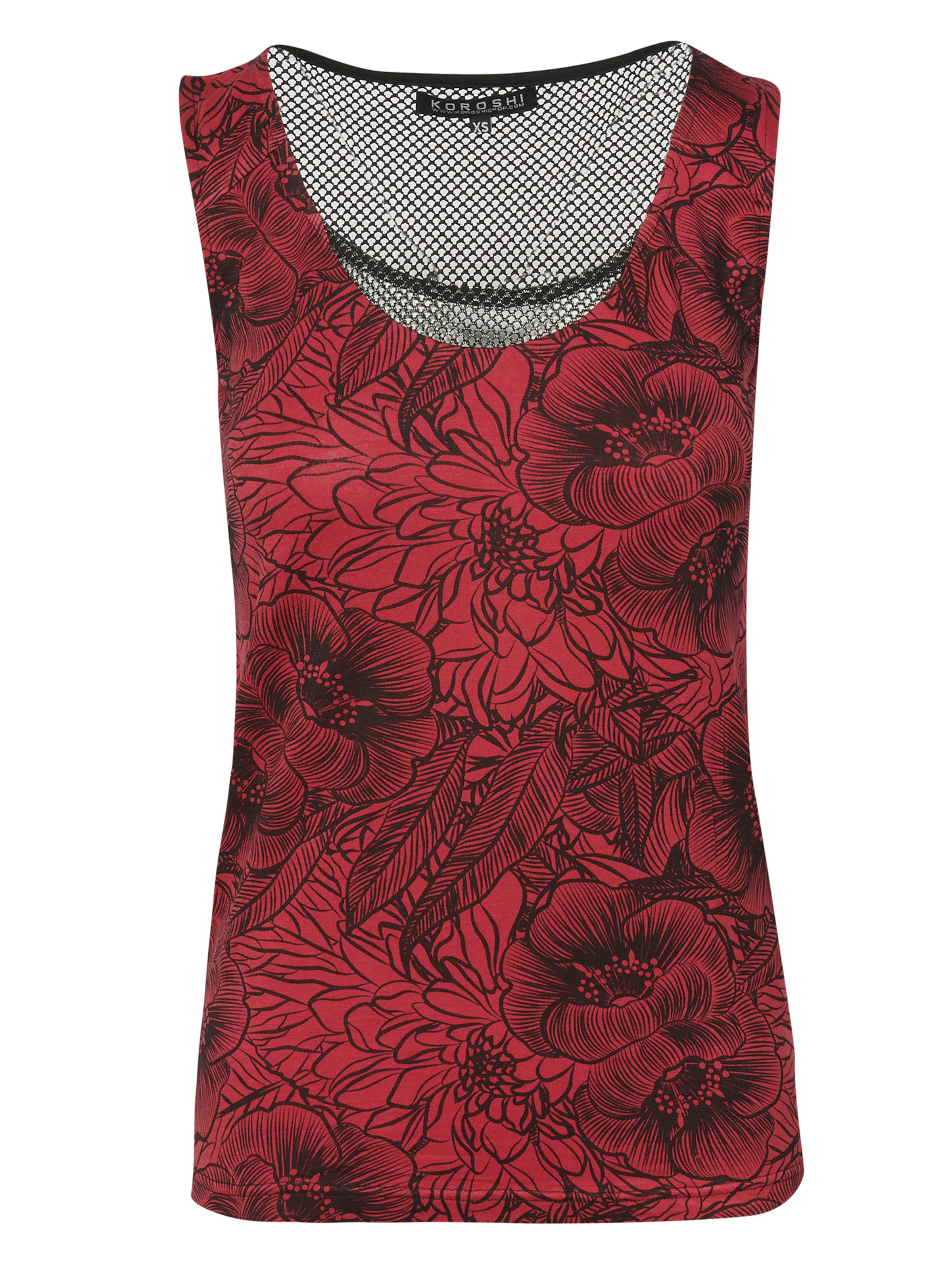 KOROSHI Топ в червено: отпред