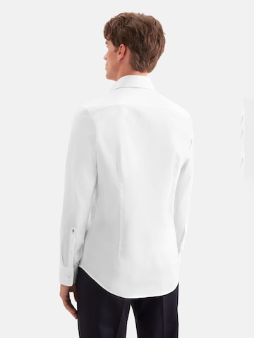 Coupe regular Chemise business SEIDENSTICKER en blanc