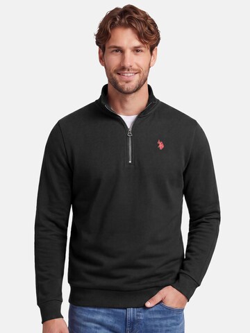 U.S. POLO ASSN. Sweatshirt in Black: front