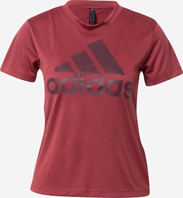 ADIDAS SPORTSWEAR Funkční tričko – červená: přední strana