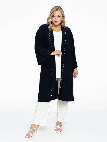 YOEK Gebreid vest in Blauw