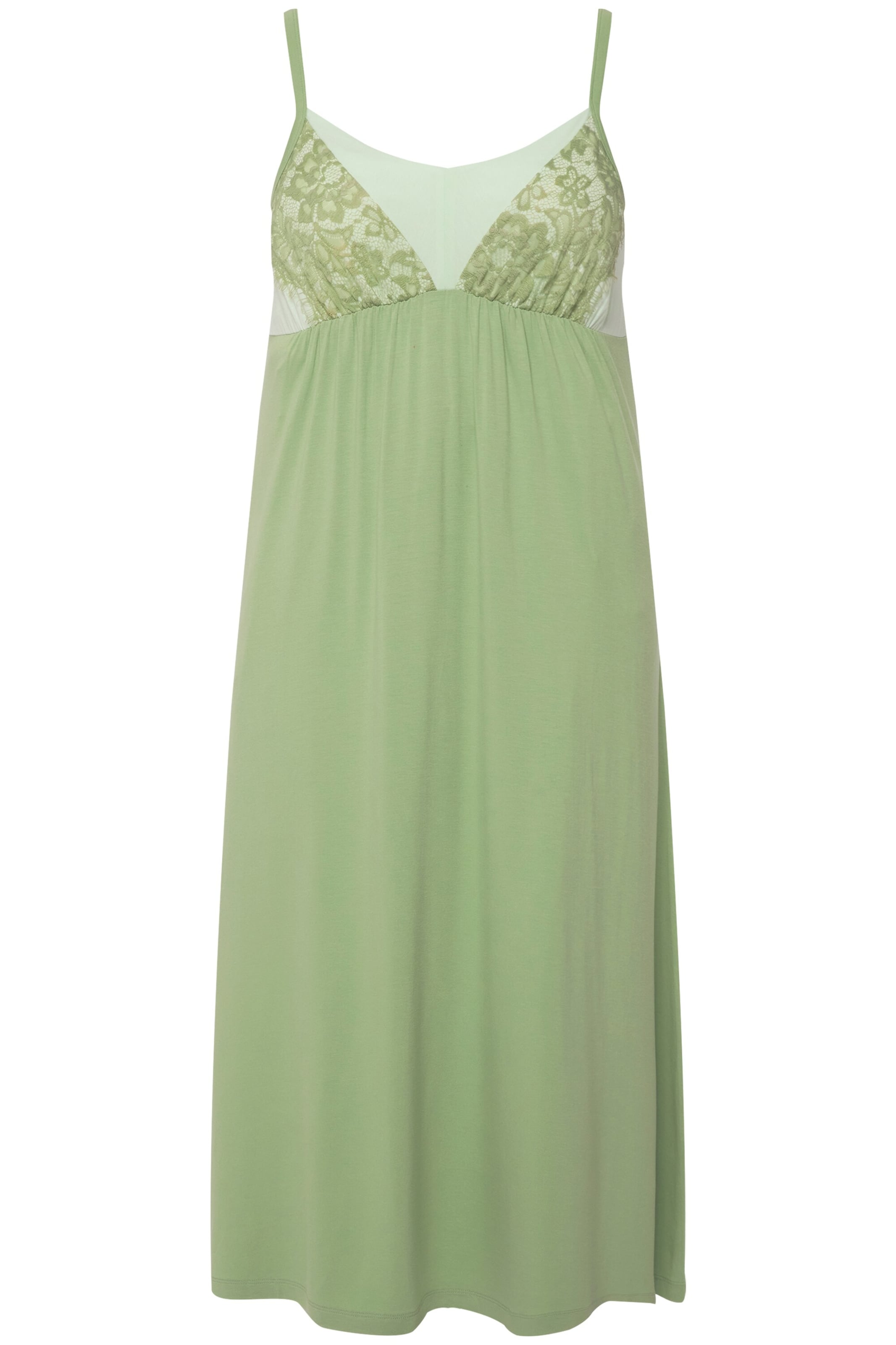 Ulla Popken Négligé in Grün: Vorderseite